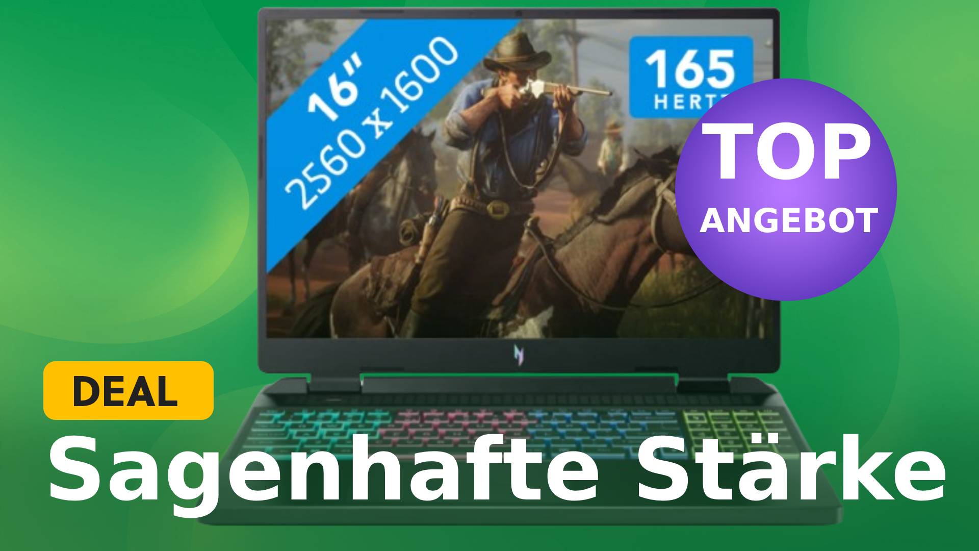 Außergewöhnliche Leistung zum Tiefstpreis! Ryzen-Laptop mit RTX 4070 & 165Hz Display