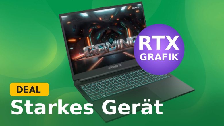 Dieser Gaming-Laptop ist nun übertrieben günstig! RTX-Grafik, DDR5-RAM & mächtige Intel-CPU für 300€ weniger