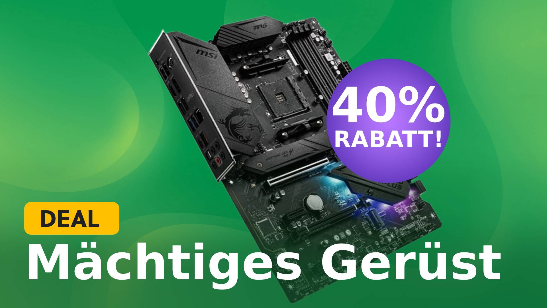 Enormer Preisnachlass für Gamer! Ryzen-Mainboard um 40% bei Amazon rabattiert