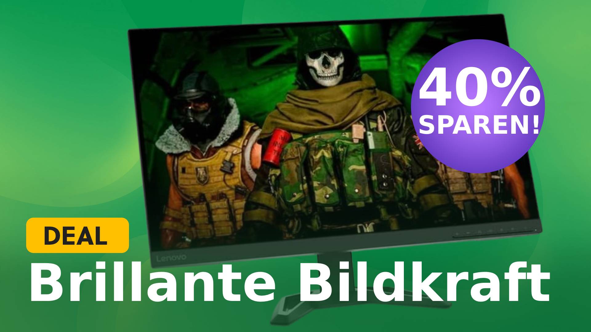 Schnappt euch den blitzschnellen WQHD-Monitor für 40% weniger bei Amazon