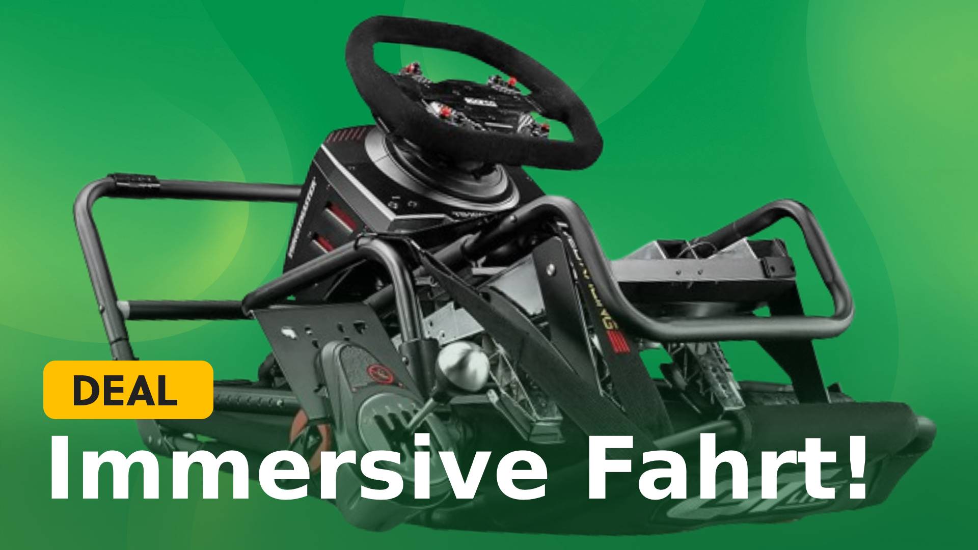 Ein Traum-Cockpit für Rennliebhaber ist jetzt besonders günstig – flexibel für allerlei Lenkräder