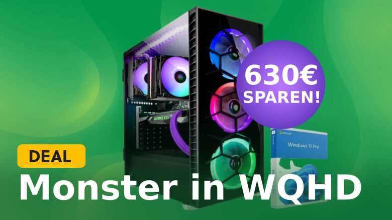 WQHD-Gaming-PC im Bestpreis-Angebot: Fertig zusammengebaut, mit RTX-Grafik, Intel i9 Prozessor und über 600€ weniger!