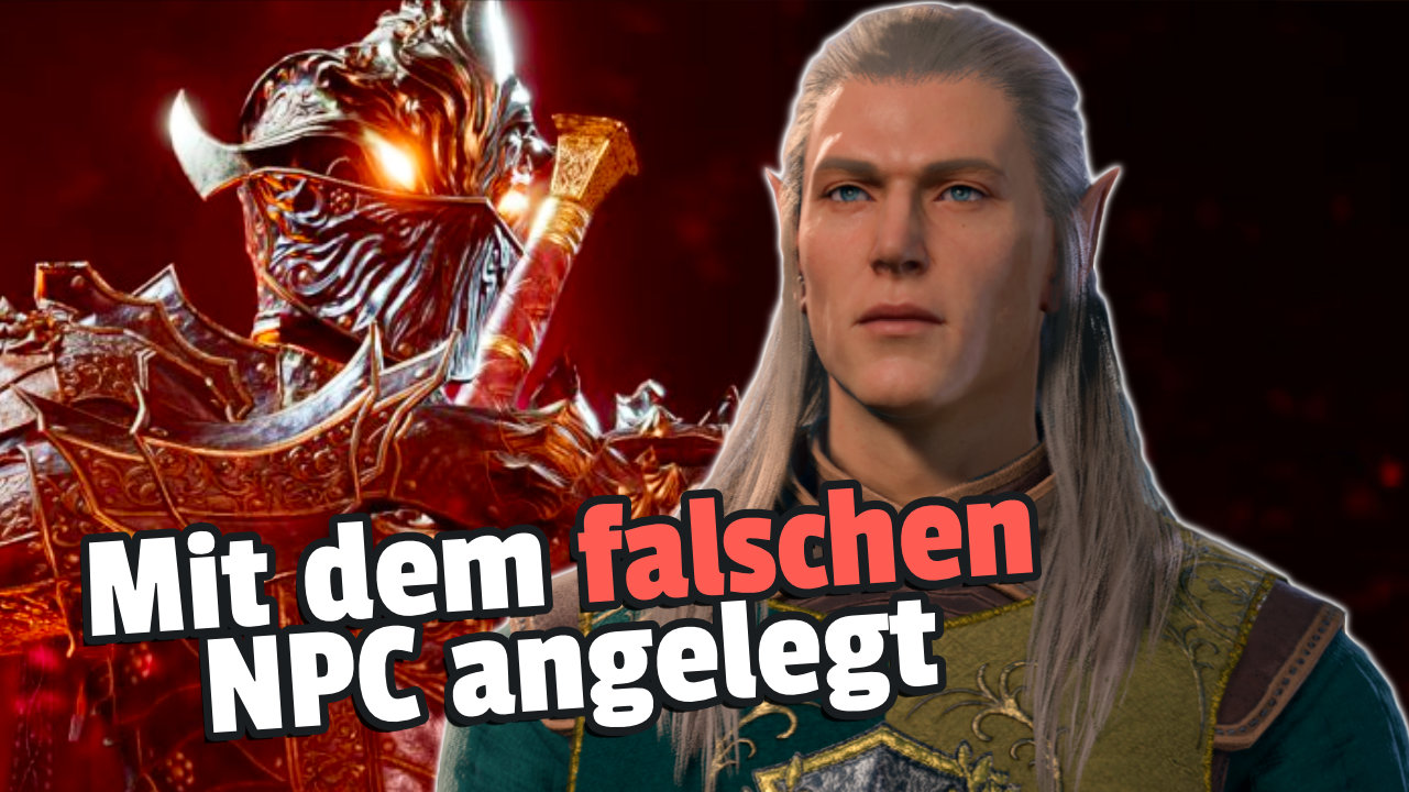 Baldur's Gate 3 Paladin, Eidbrecher-Ritter -Schrift Mit dem falschen NPC angelegt