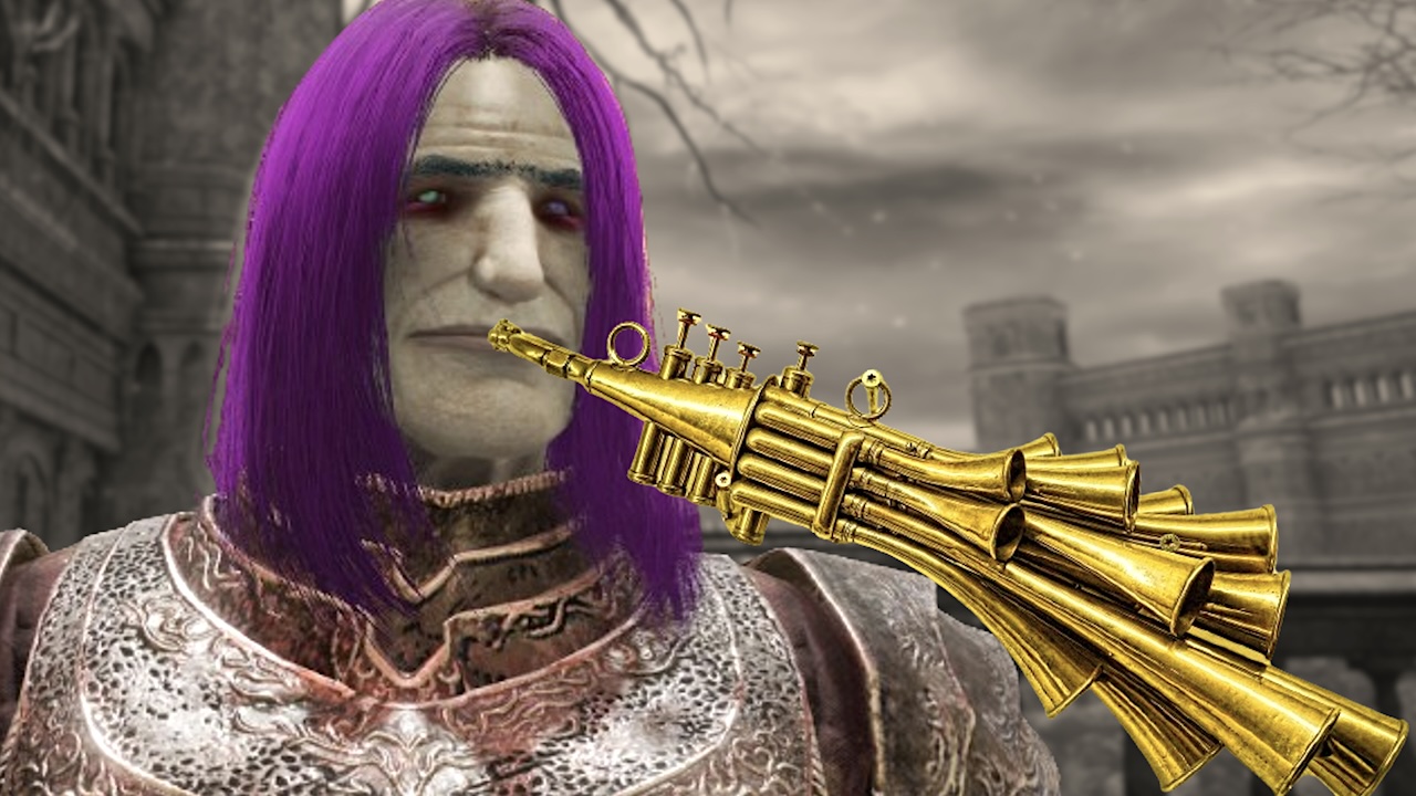 Elden Ring: One of the most powerful weapons is a long trumpet, even melting the toughest health bars