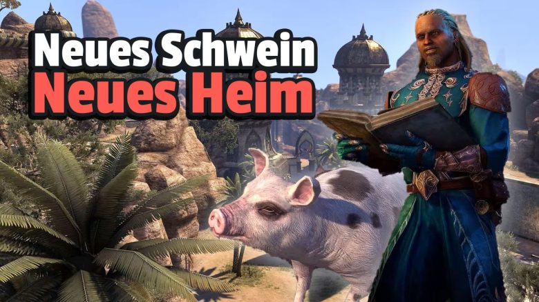 Beliebtes MMORPG zu Elder Scrolls schenkt euch im Mai eine Oase fürs Housing und ein Schwein
