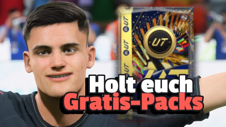 FC 24 Florian Wirtz freut sich über Gratis Packs