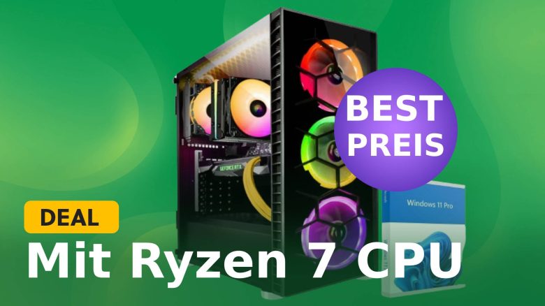 Formidabler Gaming-PC mit AMD Ryzen 7 & RTX 4070 ist von knapp 2000€ auf unter 1400€ im Preis gesunken