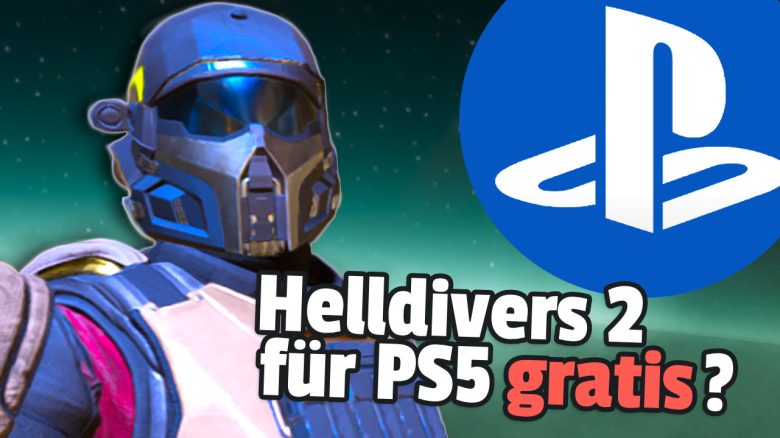Helldivers 2 für PS5 Gratis, PlayStation Logo
