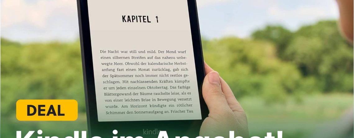 Amazon Kindle stark reduziert: Holt euch jetzt verschiedene Versionen des beliebten eBook-Readers im Angebot