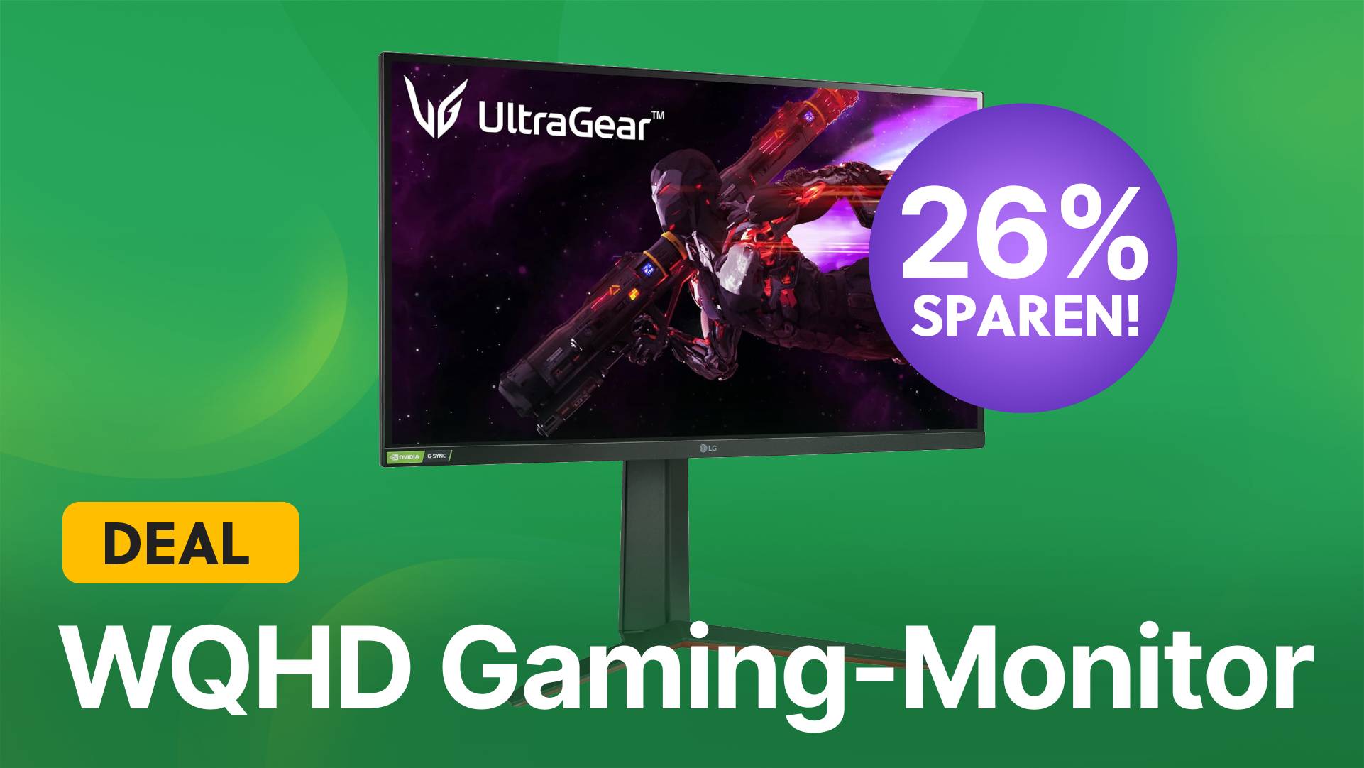 WQHD, 27 Zoll & 165Hz: Dieser Gaming-Monitor von LG bietet die heilige Dreifaltigkeit und ist jetzt bei Amazon supergünstig im Angebot