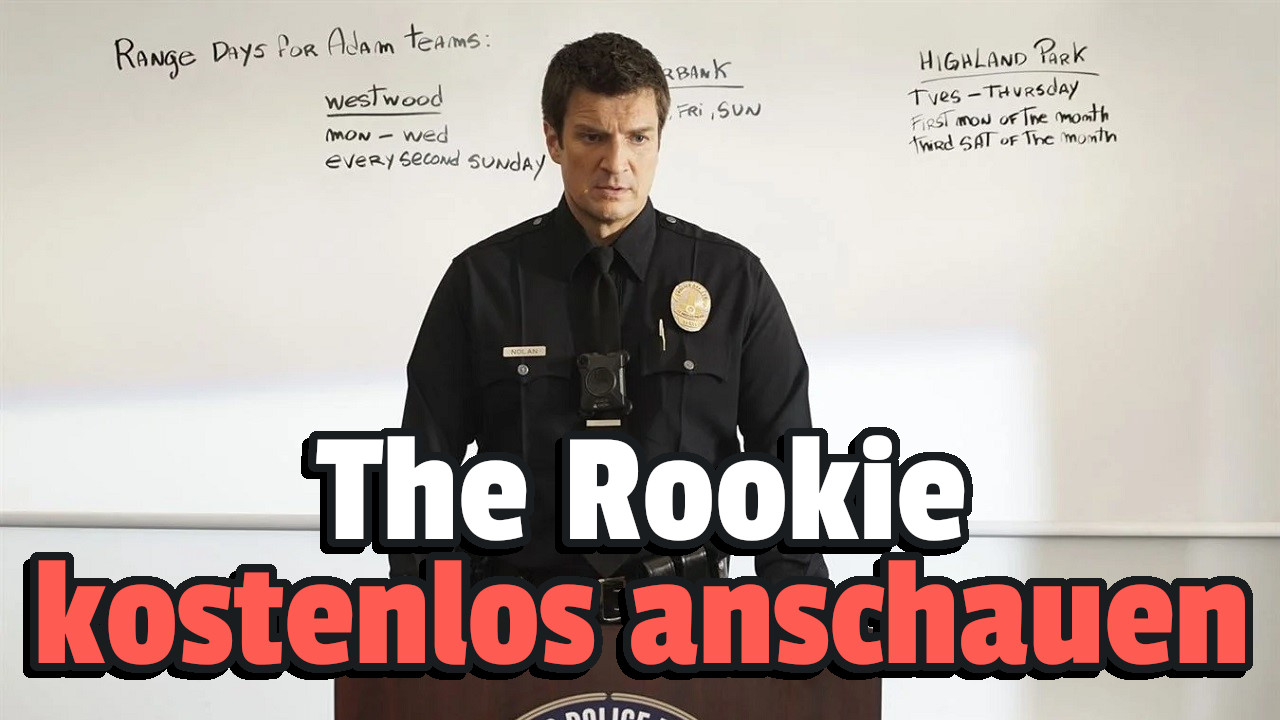 Right now you can watch the 1st season of a series for free, where Nathan Fillion has to prove himself at the police academy