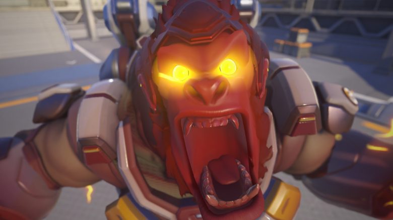 Overwatch Winston Enrage Red Face titel title 1280x720