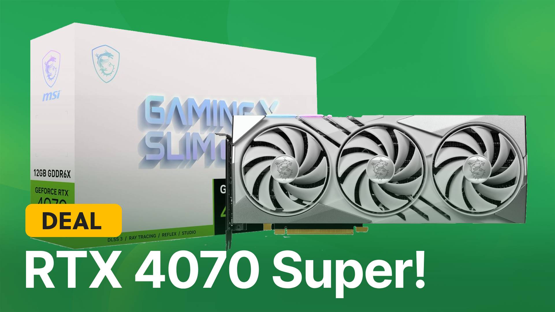 Leistungsstark, schick und gerade zum Tiefstpreis erhältlich: Jetzt RTX 4070 Super im Custom-Modell von MSI im Angebot sichern