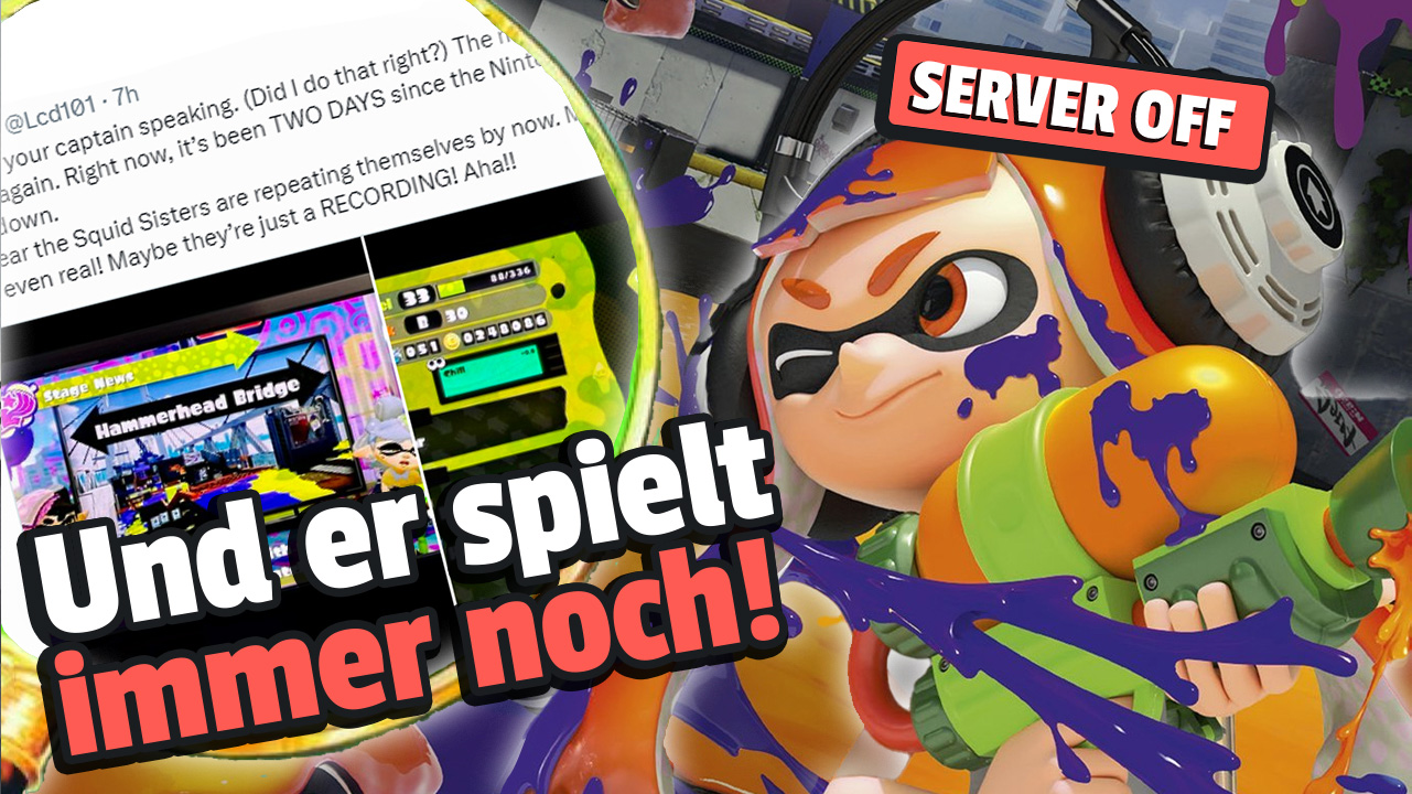 Nintendo turned off Splatoon – A resilient player just stays online, keeps the servers live