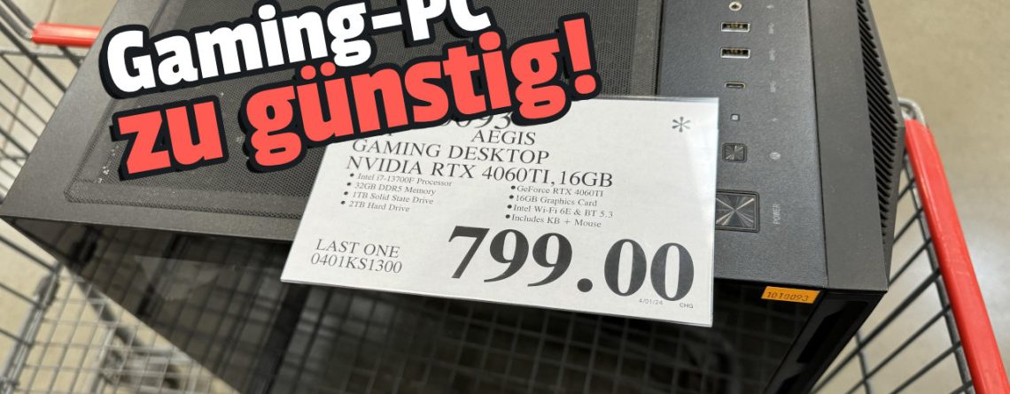 Nutzer kauft Gaming-PC für 750 Euro, obwohl die verbaute Hardware 1.200 Euro kostet – „Zu gut, um darauf zu verzichten!“