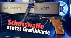 Waffe-als-GPU-Halterung