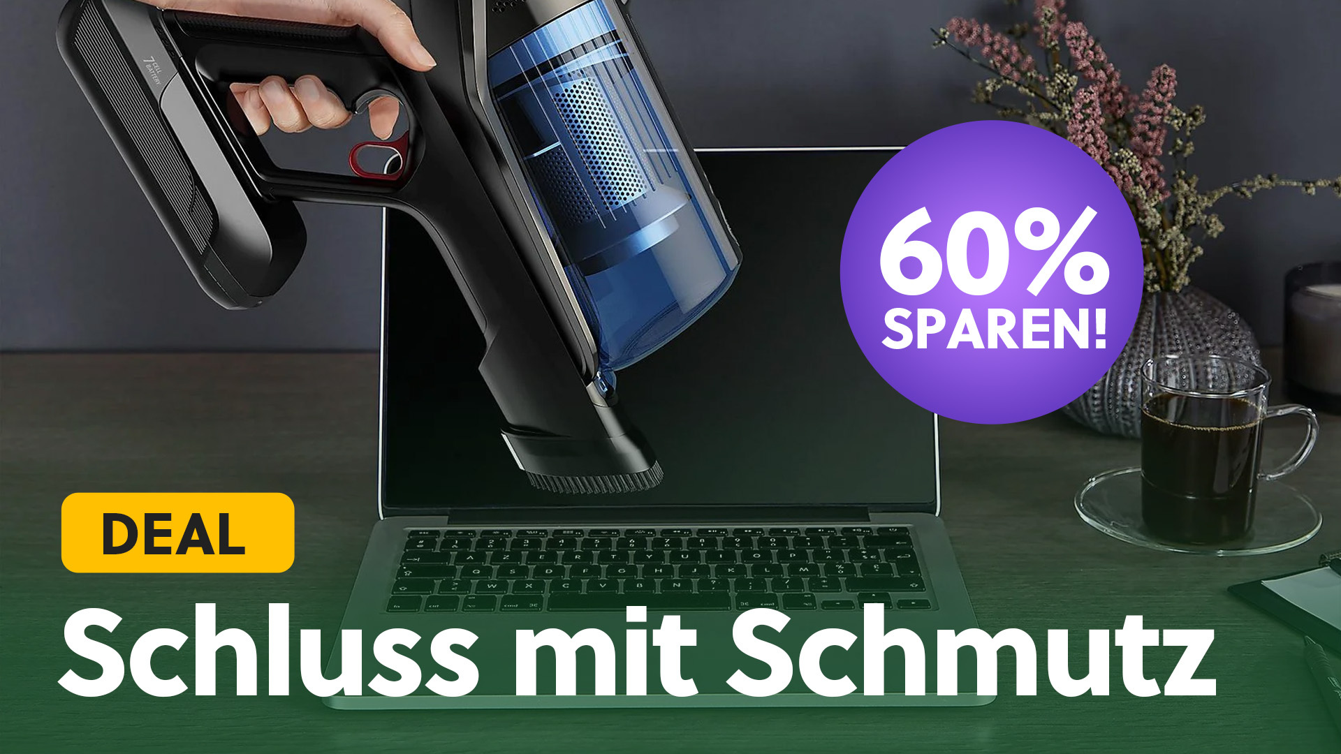 Stark wie ein Dyson, aber viel günstiger – und jetzt wird sogar nochmal der Preishalbiert! Akkusauger im Rausverkauf mit bis zu 60%!