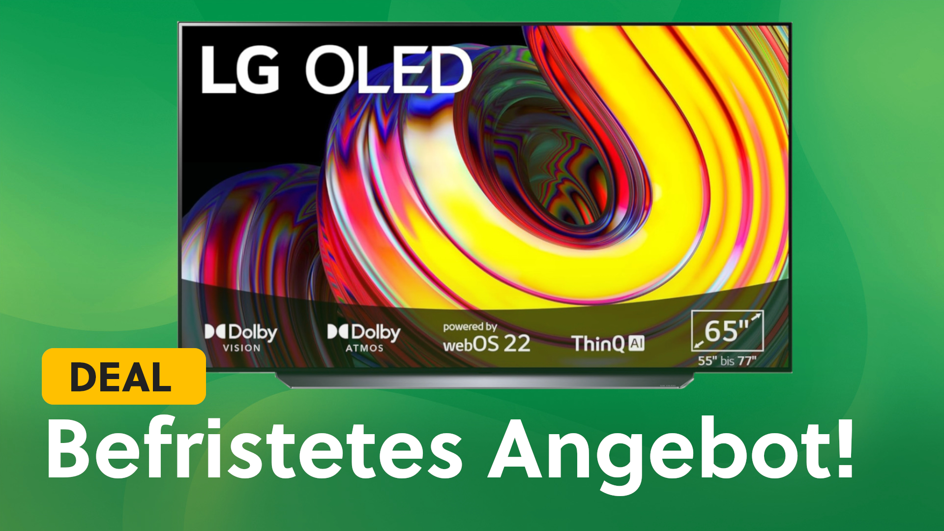 Befristetes Angebot: 65 Zoll großen OLED-TV von LG jetzt günstig bei Amazon schnappen