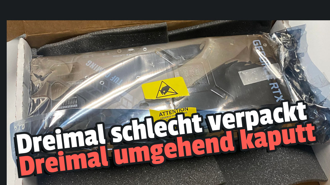 A gamer sends his RTX 3080 for repair – The manufacturer sends him 3 defective graphics cards as a replacement