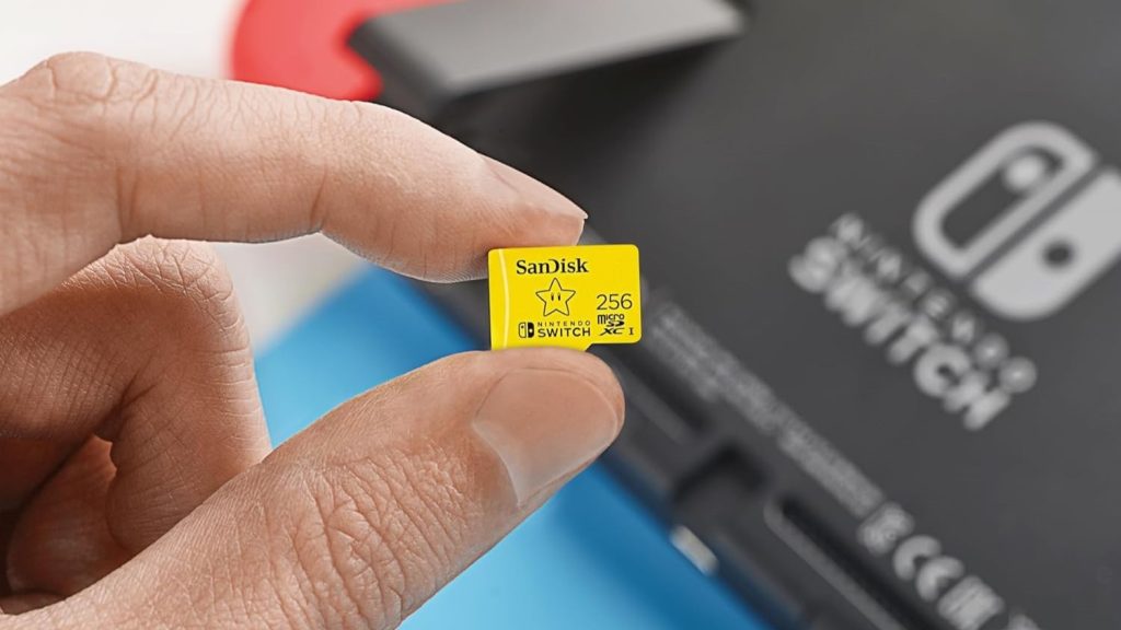 Nintendo Switch OLED microSD Amazon Upgrade
