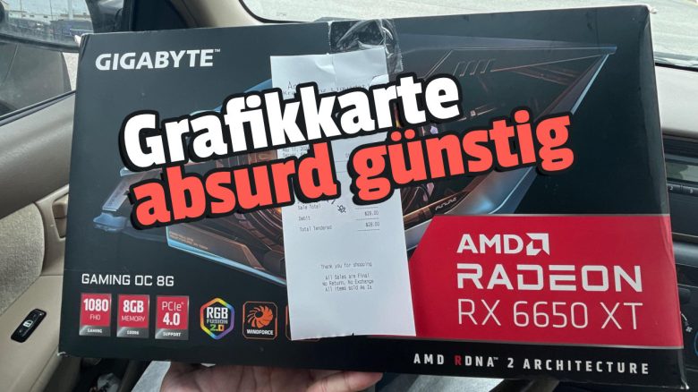 Gamer bekommt AMD RX 6650 XT für absurde 19 Euro, obwohl sie offiziell über 200 Euro kostet