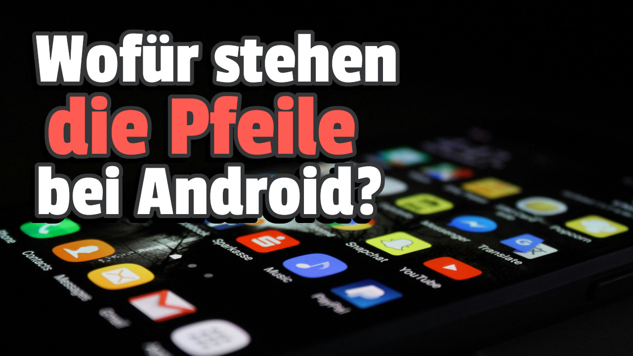 What do the arrows next to the Wi-Fi and mobile data symbols on your Android phones mean?