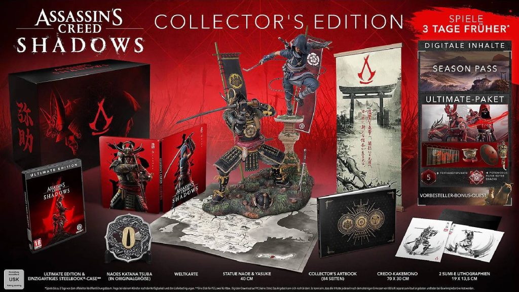 Assassin's Creed Shadows Collector's Edition vorbestellen 
