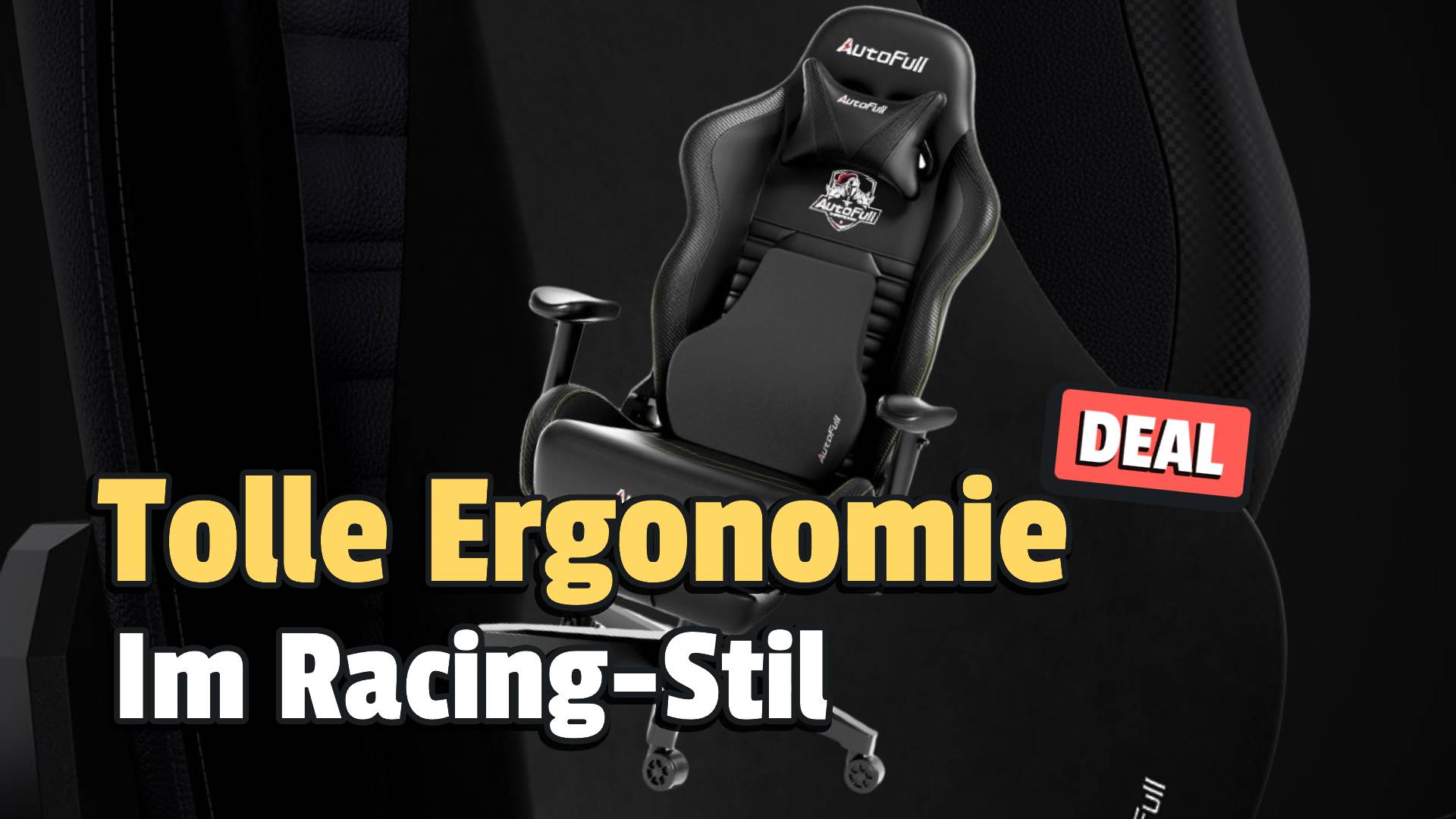 Adieu, Rückenschmerzen: Ergonomischer Gaming-Stuhl mit Lordosenstütze, traumhaften Bewertungen und Hammerrabatt bei Amazon