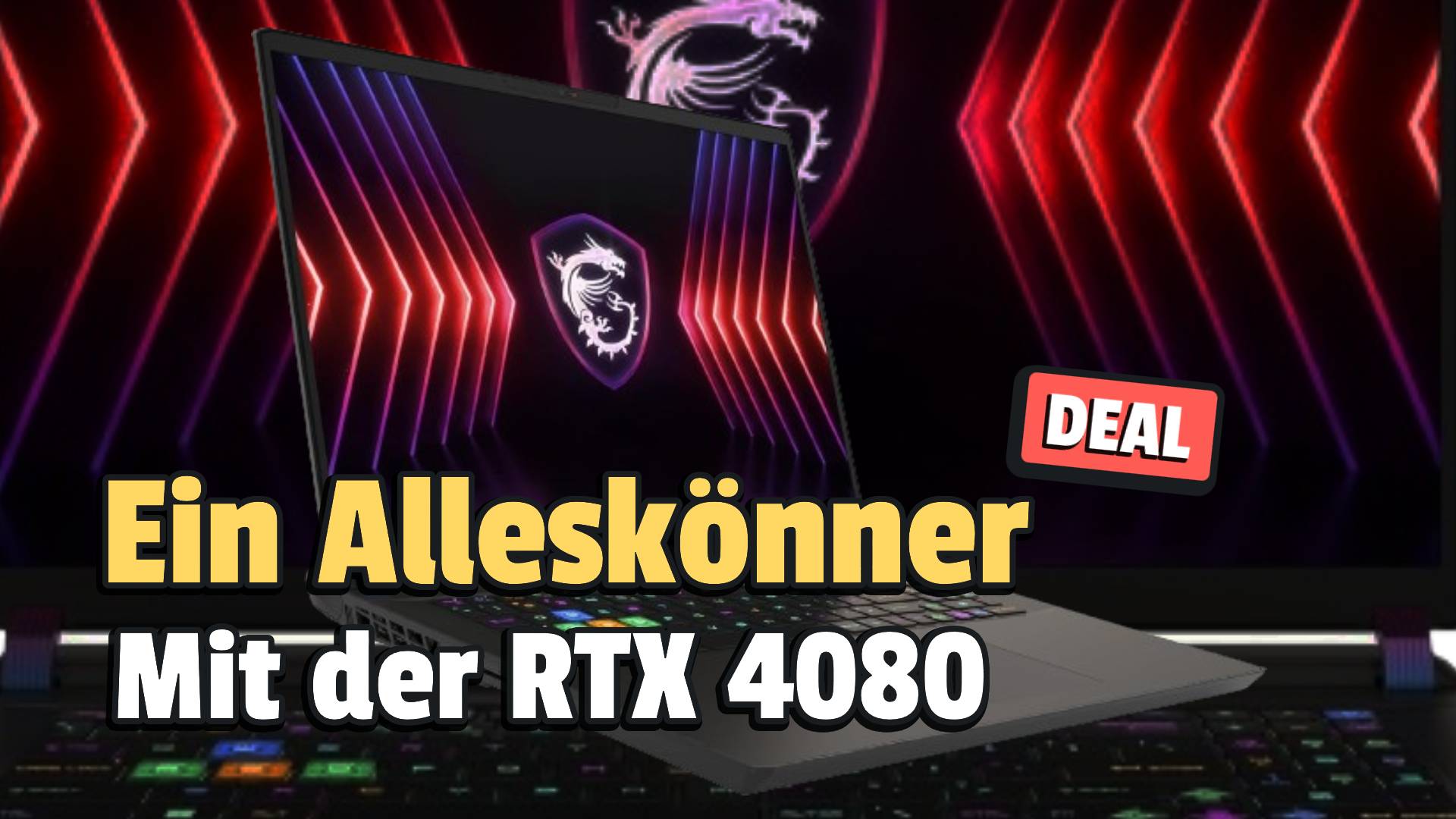 Gaming-Laptop mit ultimativer RTX 4080 bei Amazon zum Sparpreis verfügbar