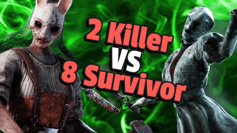DbD 8 Killer vs 2 Survivor Huntress Nurse titel title 1280x720