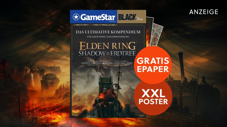 Die große GameStar Black Edition zu Elden Ring und Shadow of the Erdtree – ab in die Zwischenlande!