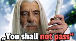Herr der Ringe: Weil er den Text nicht wusste, improvisierte Gandalf eines der bekanntesten Zitate überhaupt
