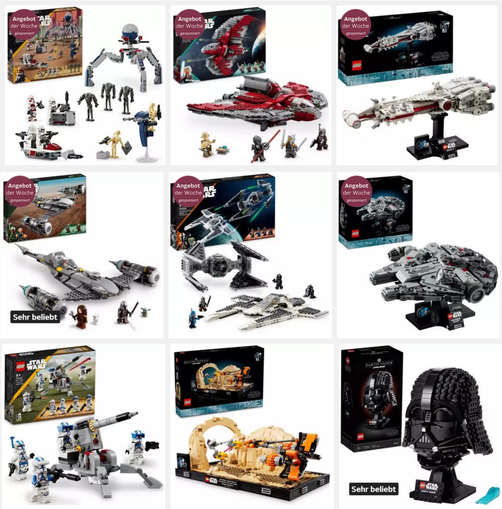 LEGO Star Wars bis zu 42 % reduziert bei OTTO