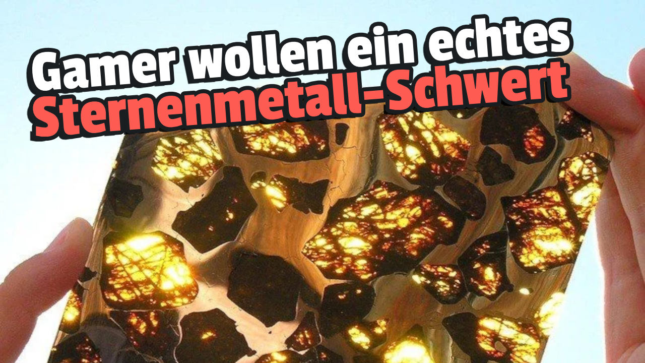 Gamer sees a meteorite and immediately thinks of weapon crafting – “The material to create the ultimate final sword” 