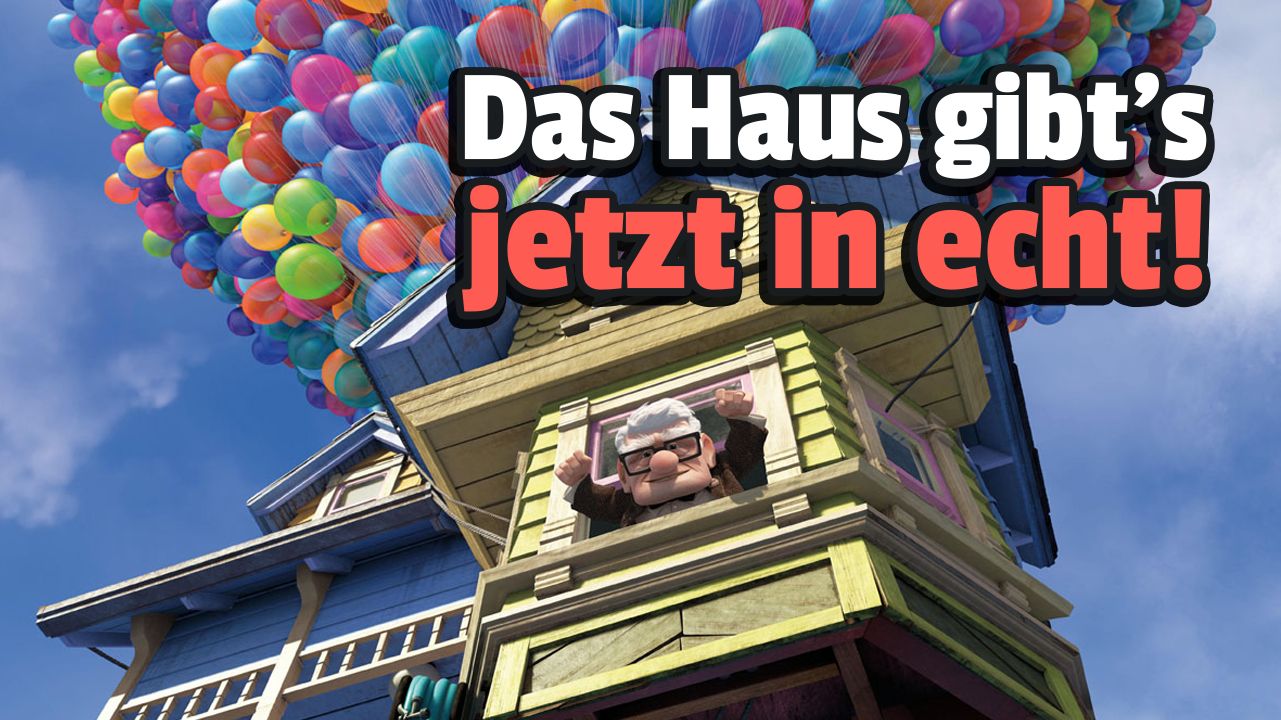Do you still remember the house with the balloons from ‘UP’ by Pixar? You can now live and fly in it