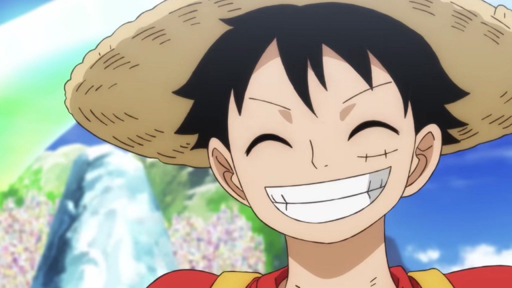 One Piece Luffy Laughing Title