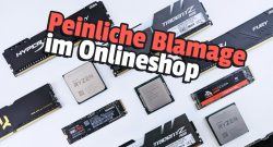 Onlineshop-Blamage