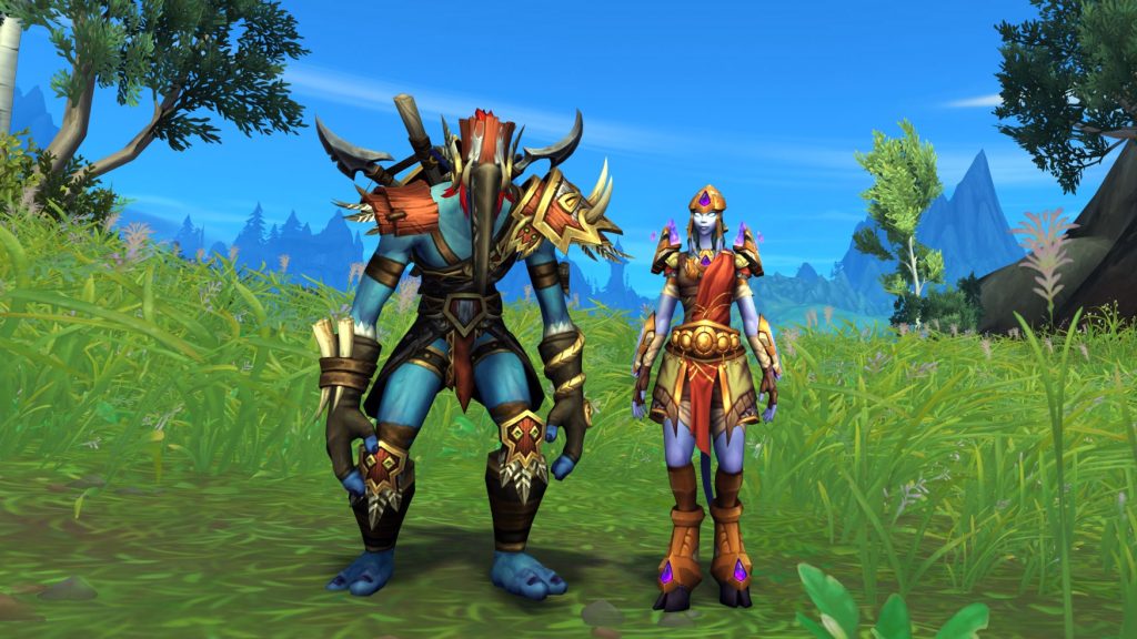 WoW Troll Draenei Heritage Armor