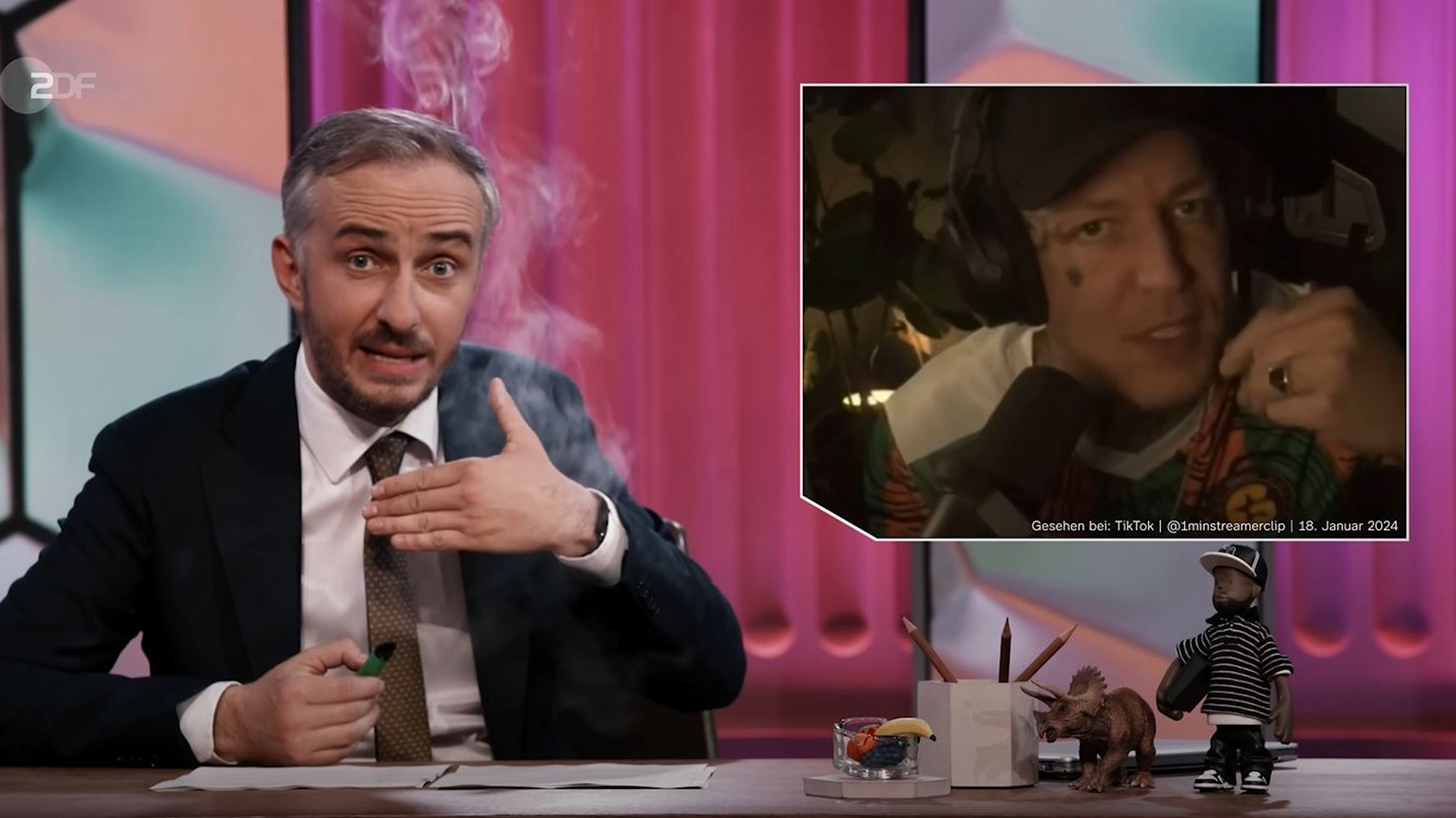 Twitch: Böhmermann uses MontanaBlack as a flagship for a social problem