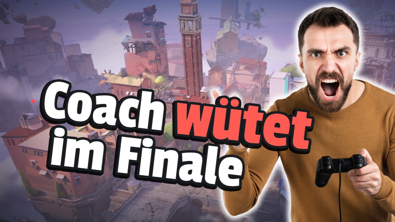 Final in eSports must be interrupted – Blame it on a coach who constantly bangs the table