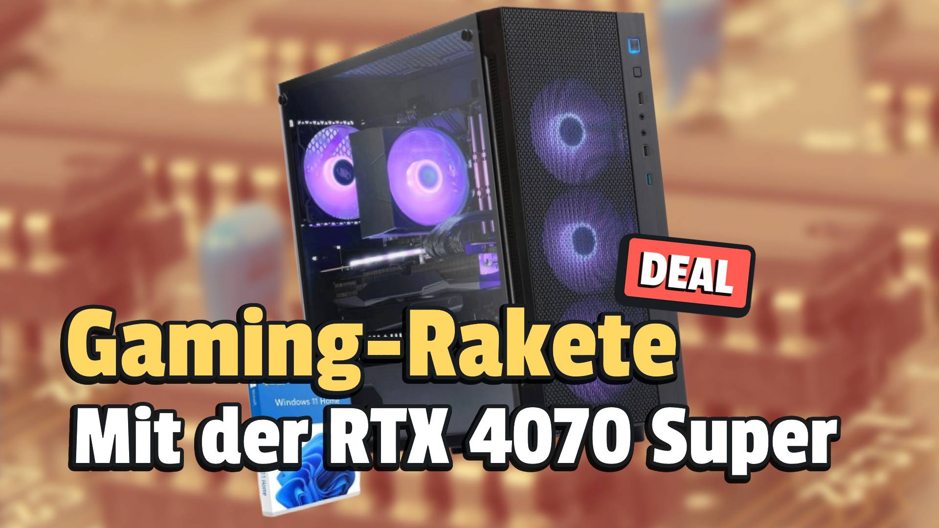 Unglaubliche Aktion: Bei diesem WQHD-PC spart ihr so viel, dass ihr euch gleich noch eine RTX 4080 dazu kaufen könntet