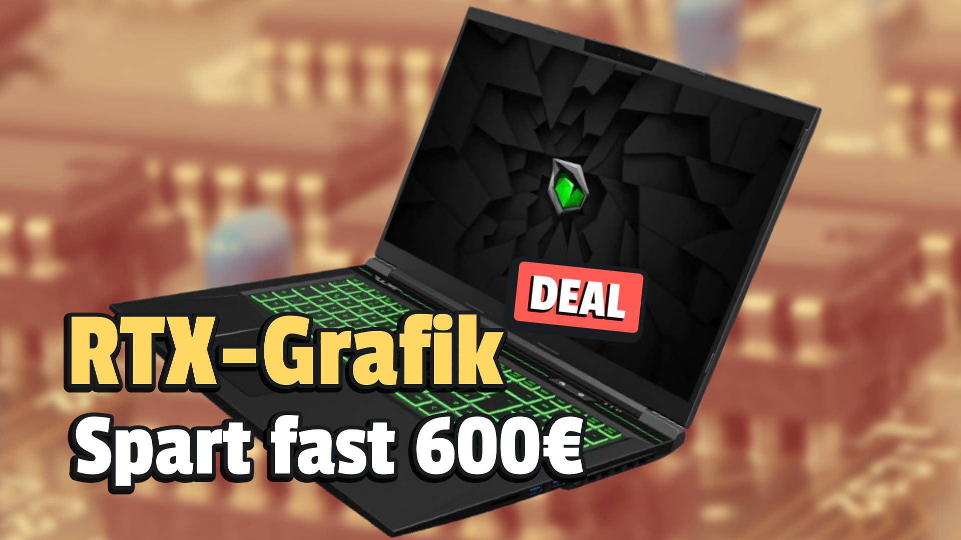 Raytracing, 144Hz, i7 und 600€ günstiger: Gaming-Laptop im Traum-Angebot