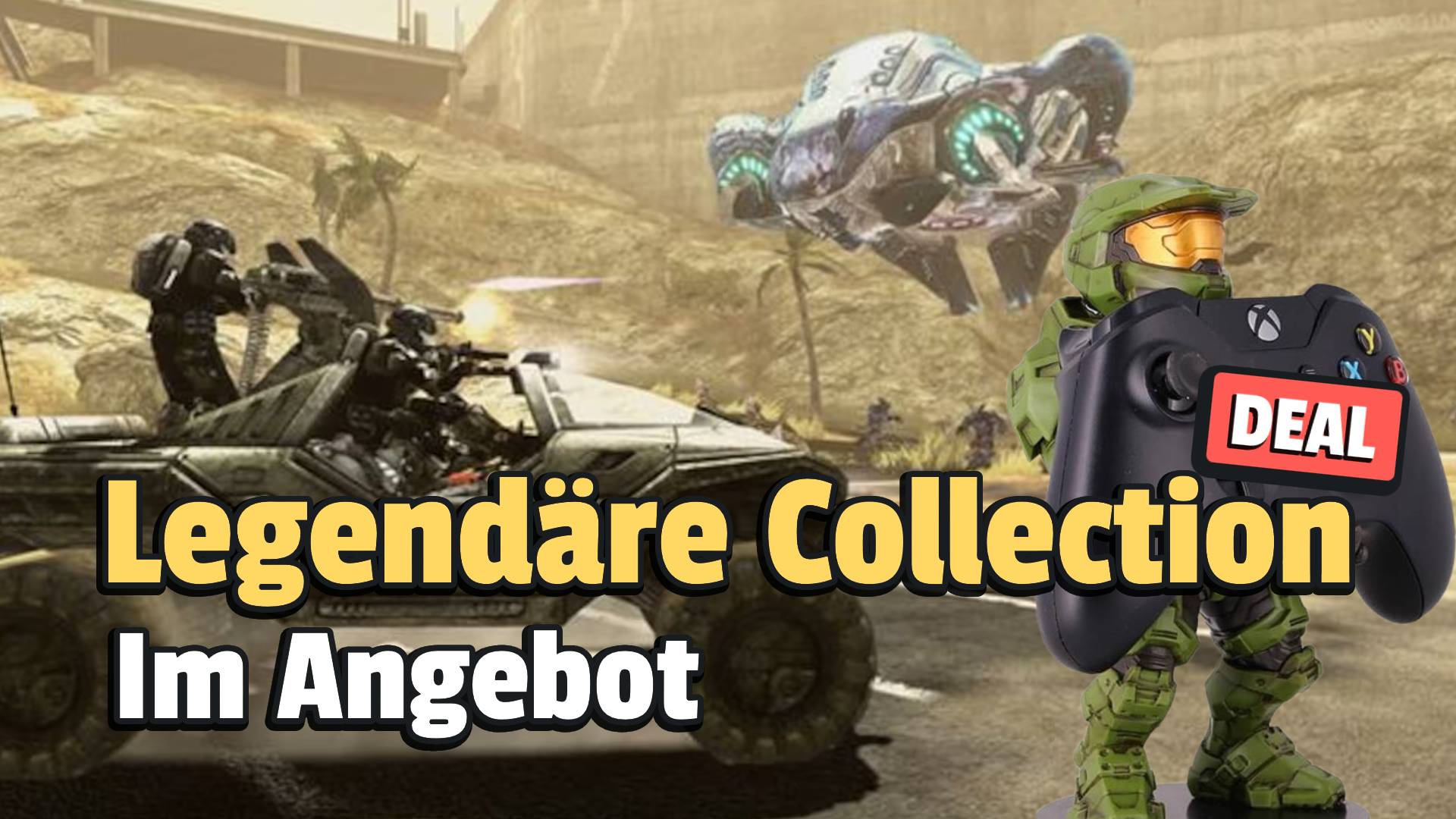 Sechs Spiele für unter 26€ – Schnappt euch die legendäre Collection und Merchandise aus dem Halo-Universum 