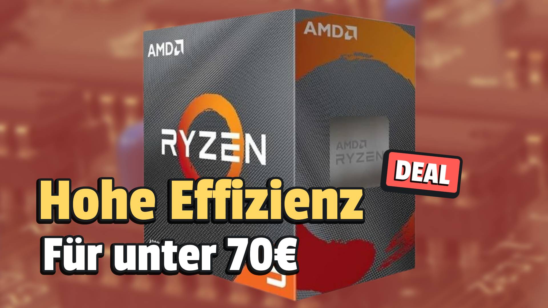 Ryzen-Prozessor mit Top-Effizienz und bis zu 4.1 GHz für unter 70€ bei Amazon schnappen
