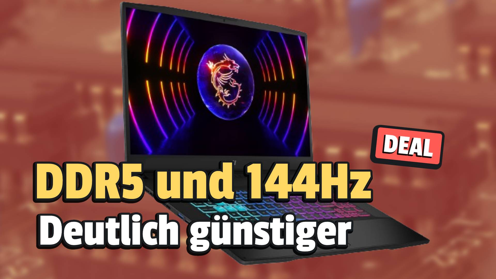 Monster-Laptop mit RTX-Grafik, DLSS und satten 144Hz deutlich günstiger im Angebot
