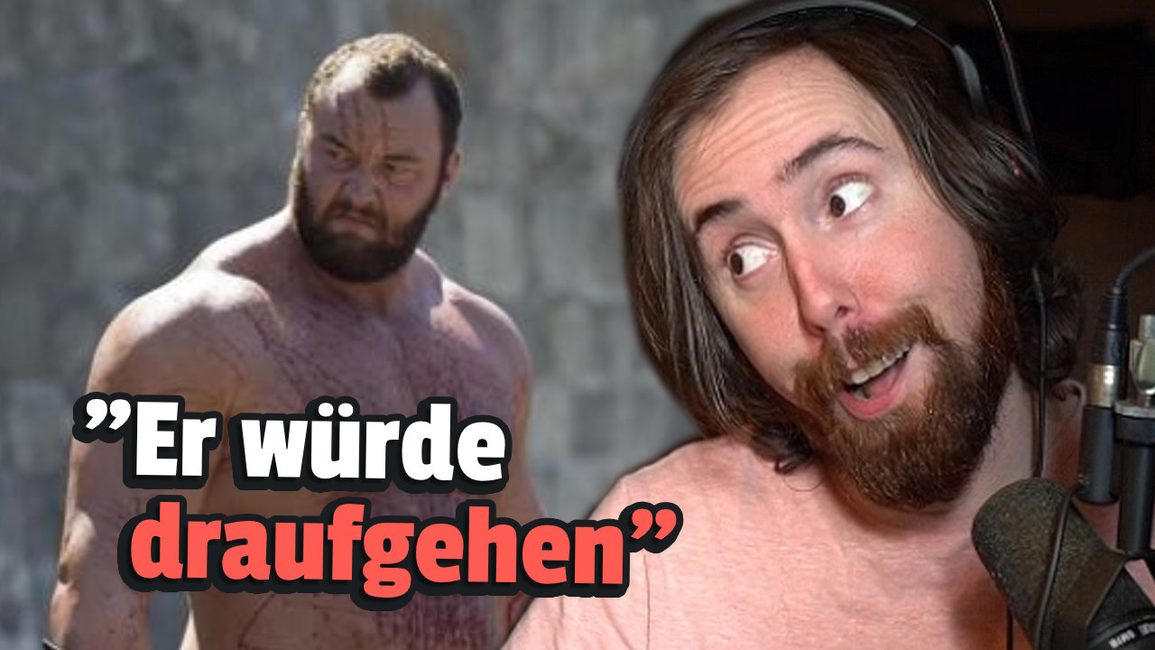 Twitch: The Mountain from Game of Thrones is shocked by the diet of the MMORPG streamer Asmongold