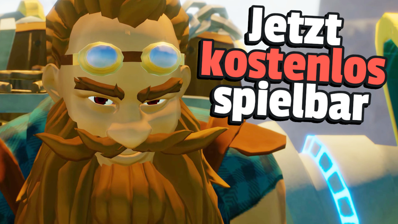 In a new dwarf game on Steam, you control a mech and are to build a fantasy world