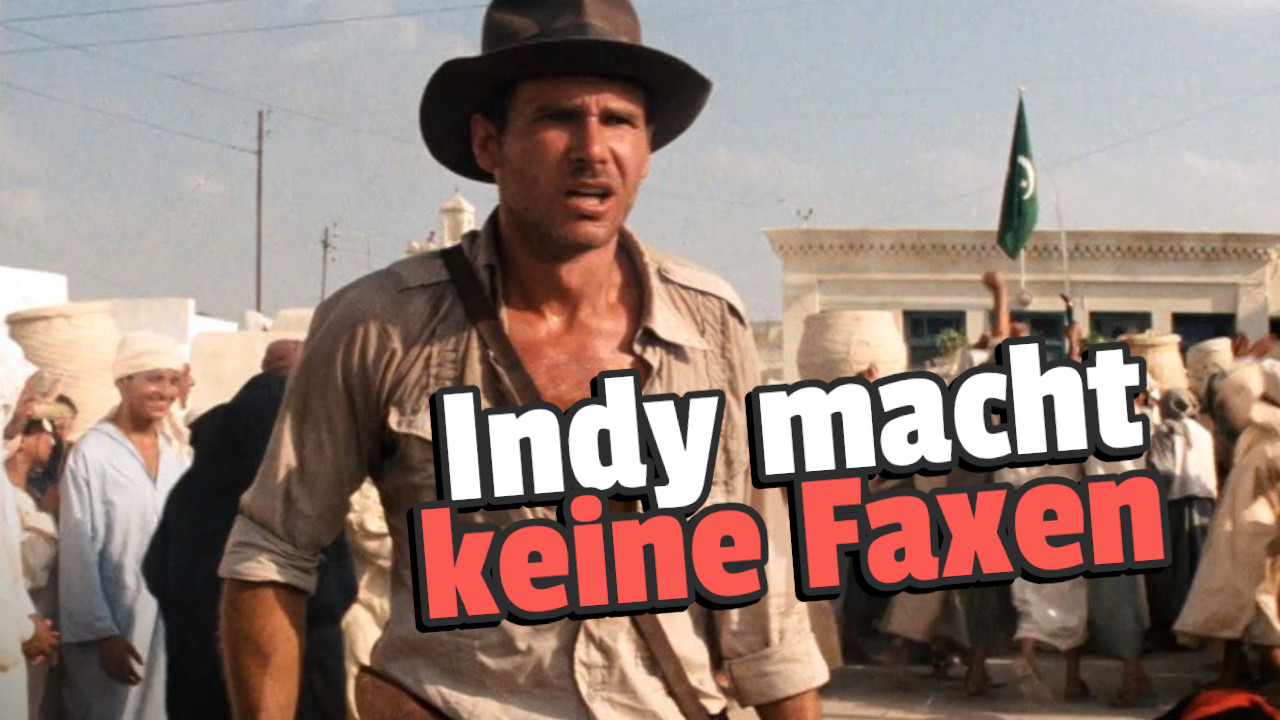 One of the most famous scenes in Indiana Jones exists only because Harrison Ford was sick