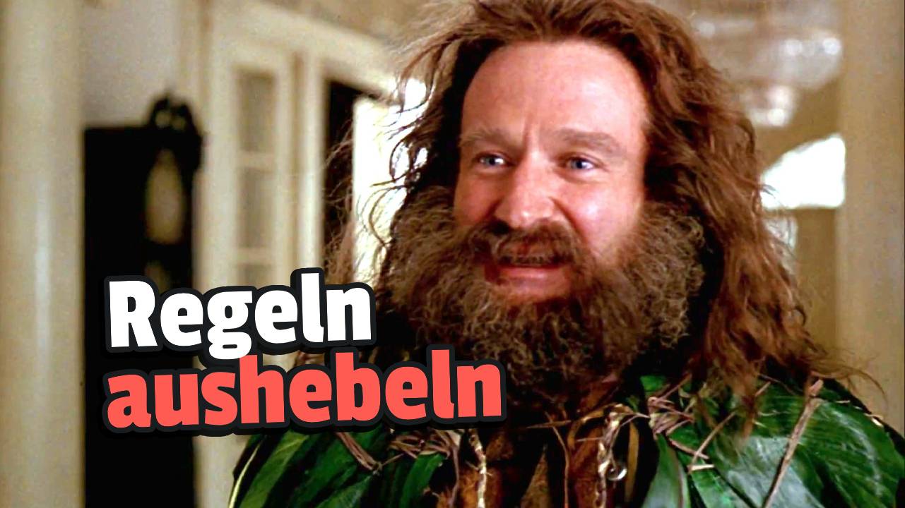 The board game Jumanji could have been finished in a few minutes if one had looked closely at the rules