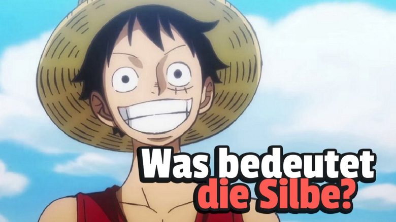 One Piece Ruffy Silbe Titel title